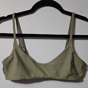 Aerie Sage Green Bralette Top Swim Suit Size S/P